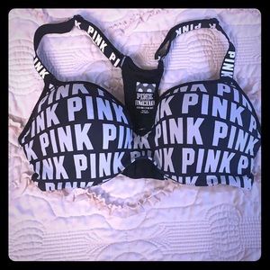 VS PINK push-up sports bra size S